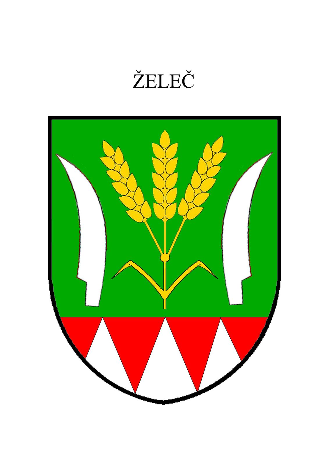 Znak obce Želeč